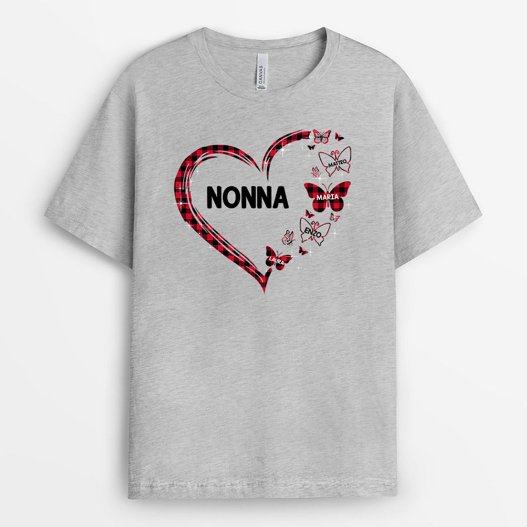 Cuore di Nonna, Mamma - Regali Personalizzati | Magliette per Mamma/Nonna