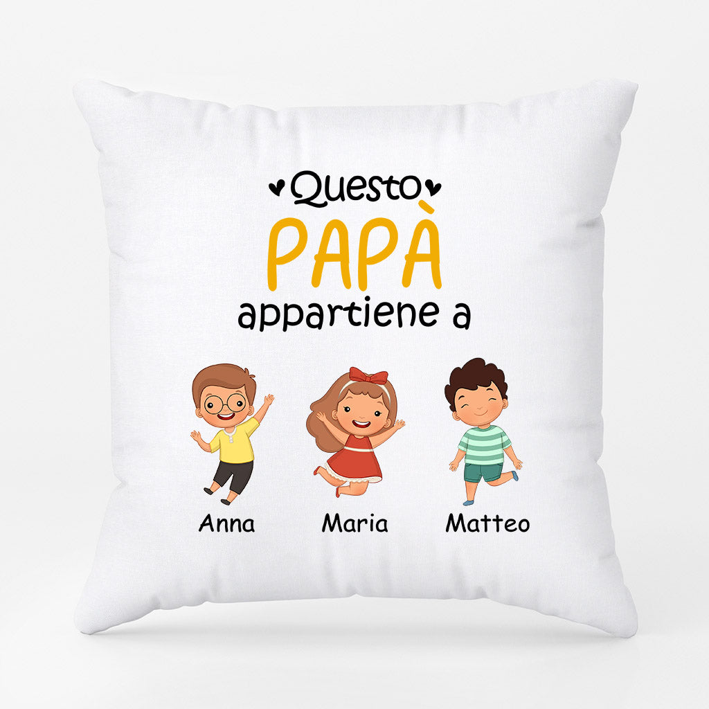 Questo Papà/Nonno Appartiene A - Regali Personalizzati