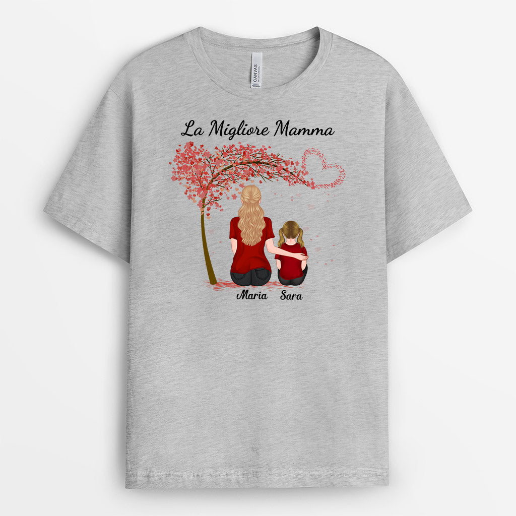 La Migliore Mamma/Nonna Di Sempre - Regali Personalizzati | Maglietta per Mamma/Nonna