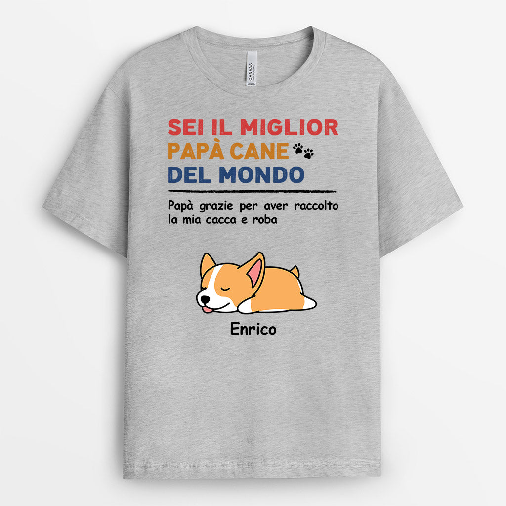 Sei La Migliore Papà/Mamma Cane Del Mondo - Regali Personalizzati | Magliette per Amanti dei cani