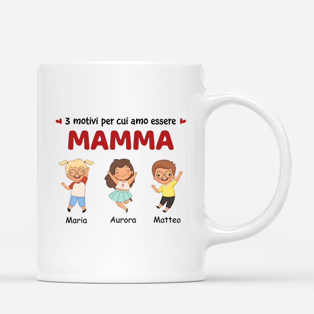 I Motivi Per Cui Amo Essere Una Mamma/Nonna - Regali Personalizzati | Tazza per Mamma/Nonna