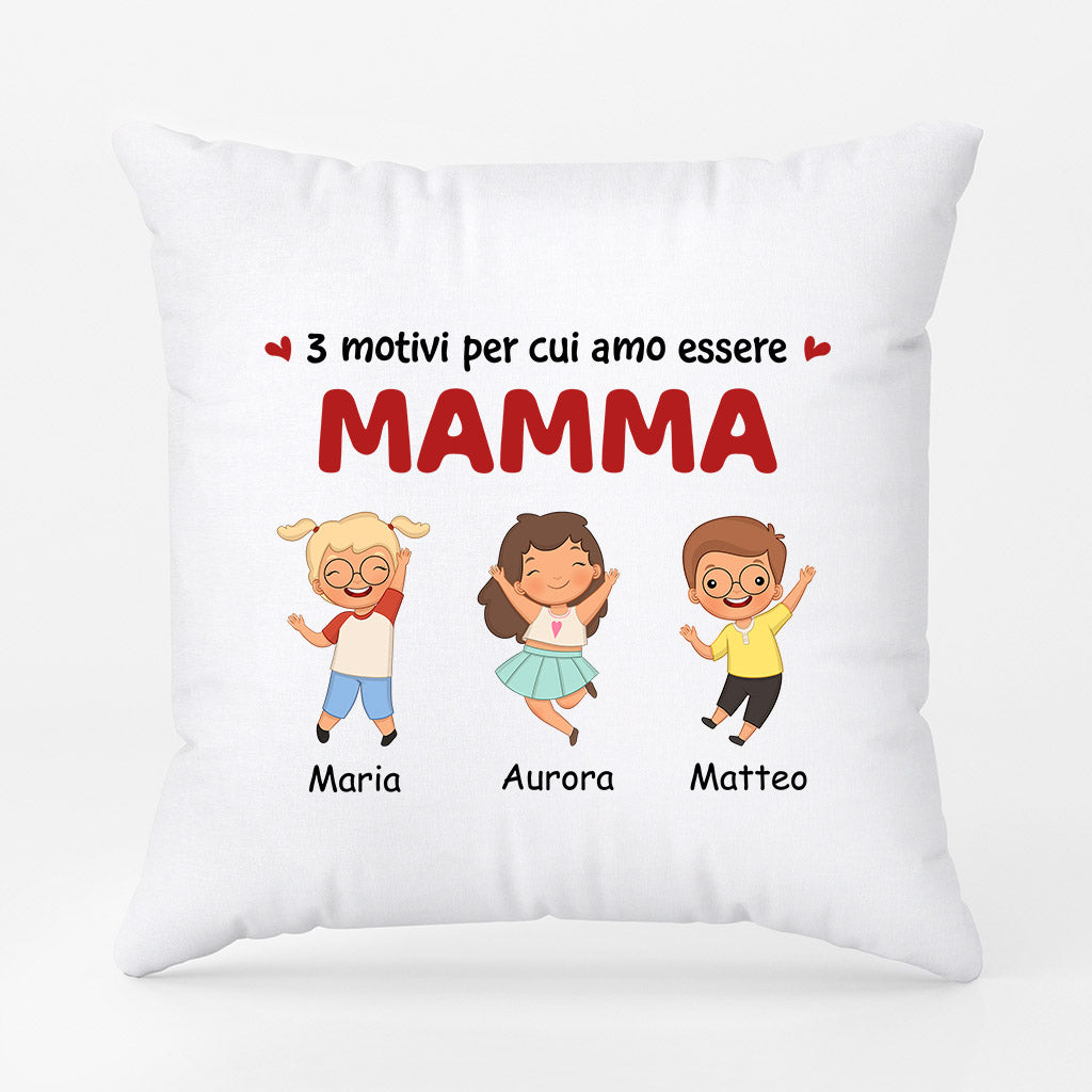 I Motivi Per Cui Amo Essere Una Mamma/Nonna - Regali Personalizzati | Cuscino per Mamma/Nonna