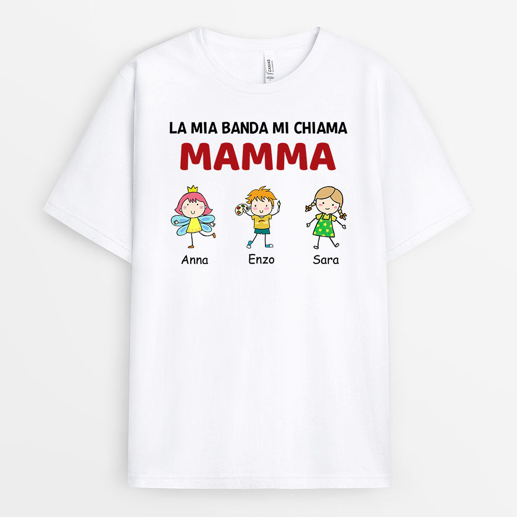 La Mia Banda Mi Chiama Mamma/Nonna - Regali Personalizzati | Magliette per Mamma/Nonna