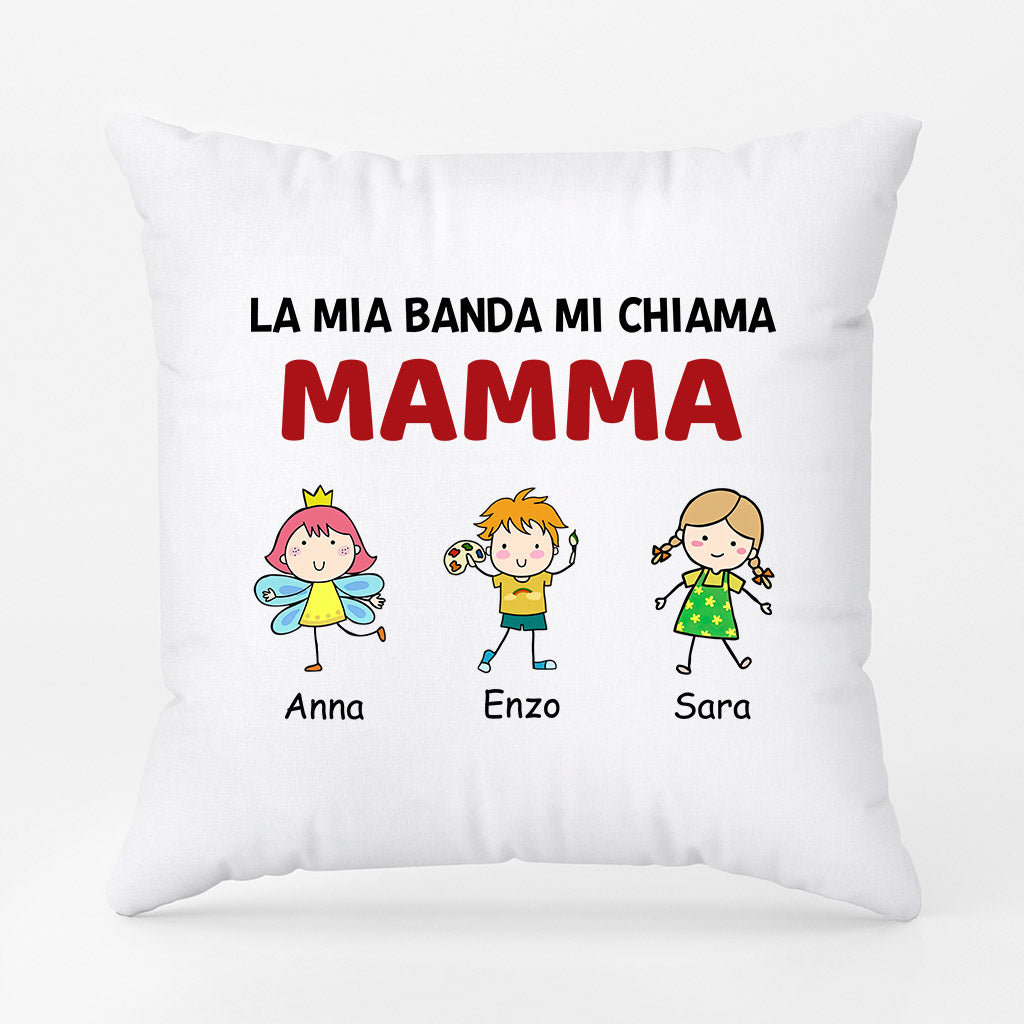 La Mia Banda Mi Chiama Mamma/Nonna -Regali Personalizzati | Cuscini per Mamma/Nonna