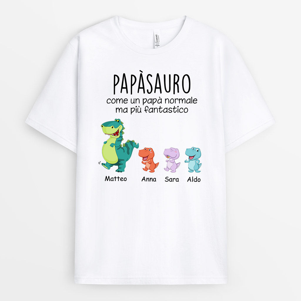 Papàsauro/Nonnosauro - Regali Personalizzati | Magliette per Papà/Nonno