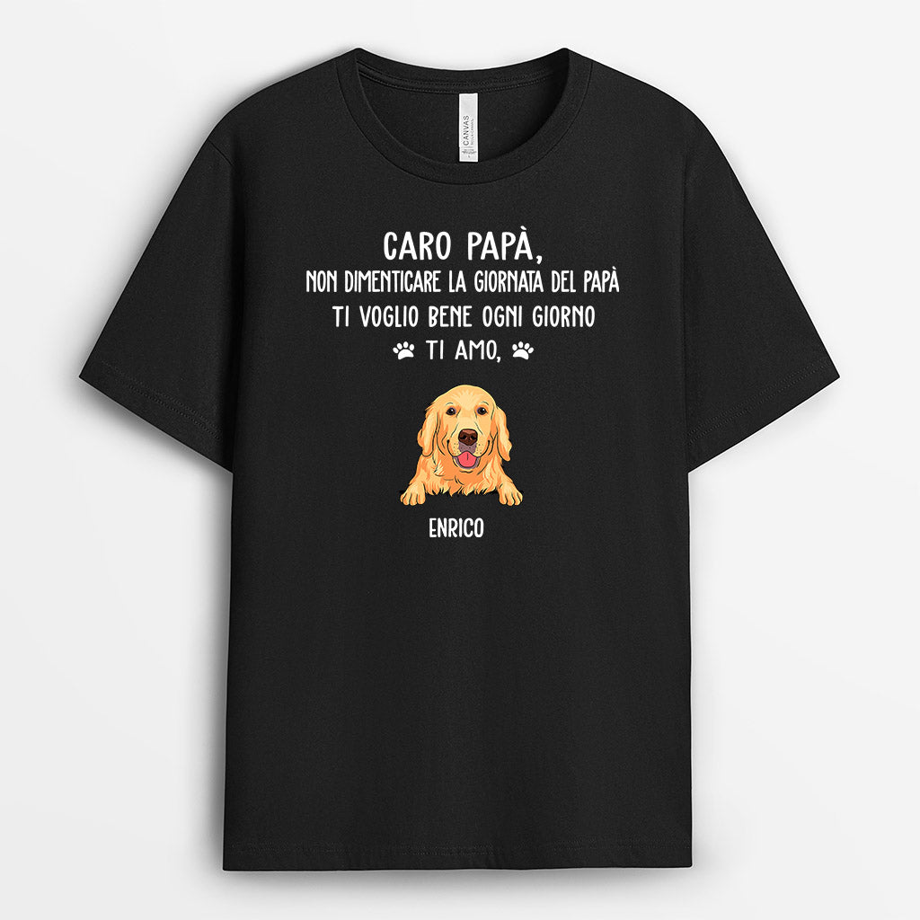 Regalo Per La Festa Del Papà - Regali Personalizzati | Magliette per Amanti Dei Cani