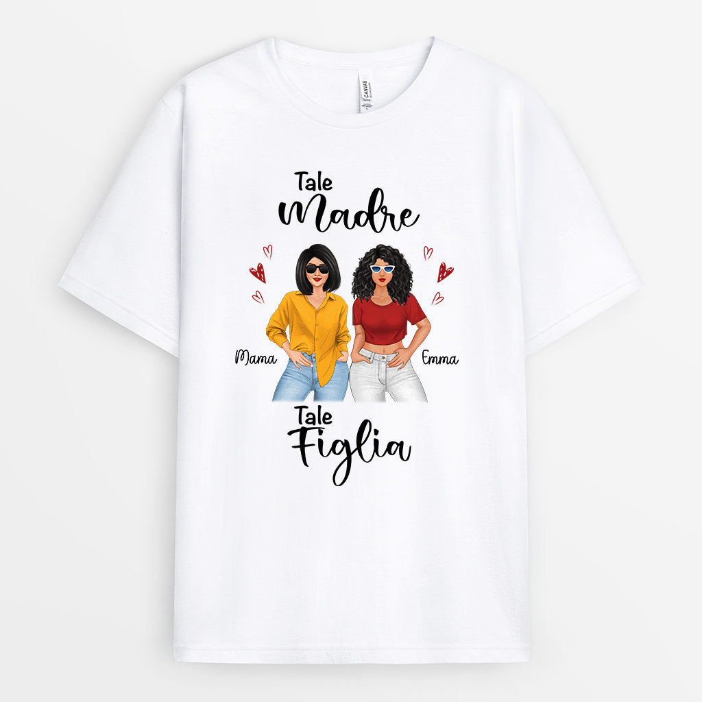 Tale Madre, Tale Figlia - Regali Personalizzati | Magliette per Madre/Figlia