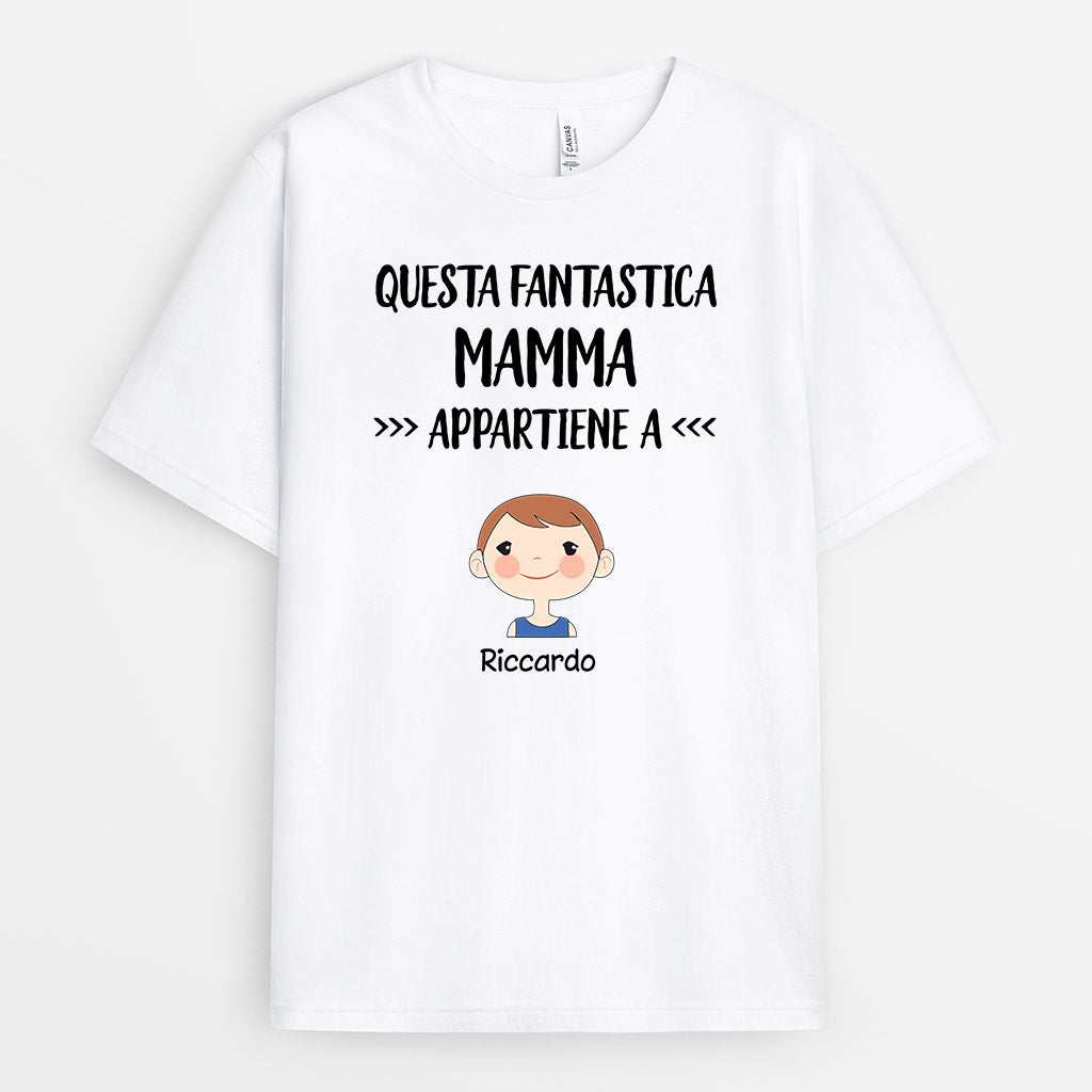 Questa Nonna Appartiene A - Regali Personalizzati | Magliette per Mamma/Nonna