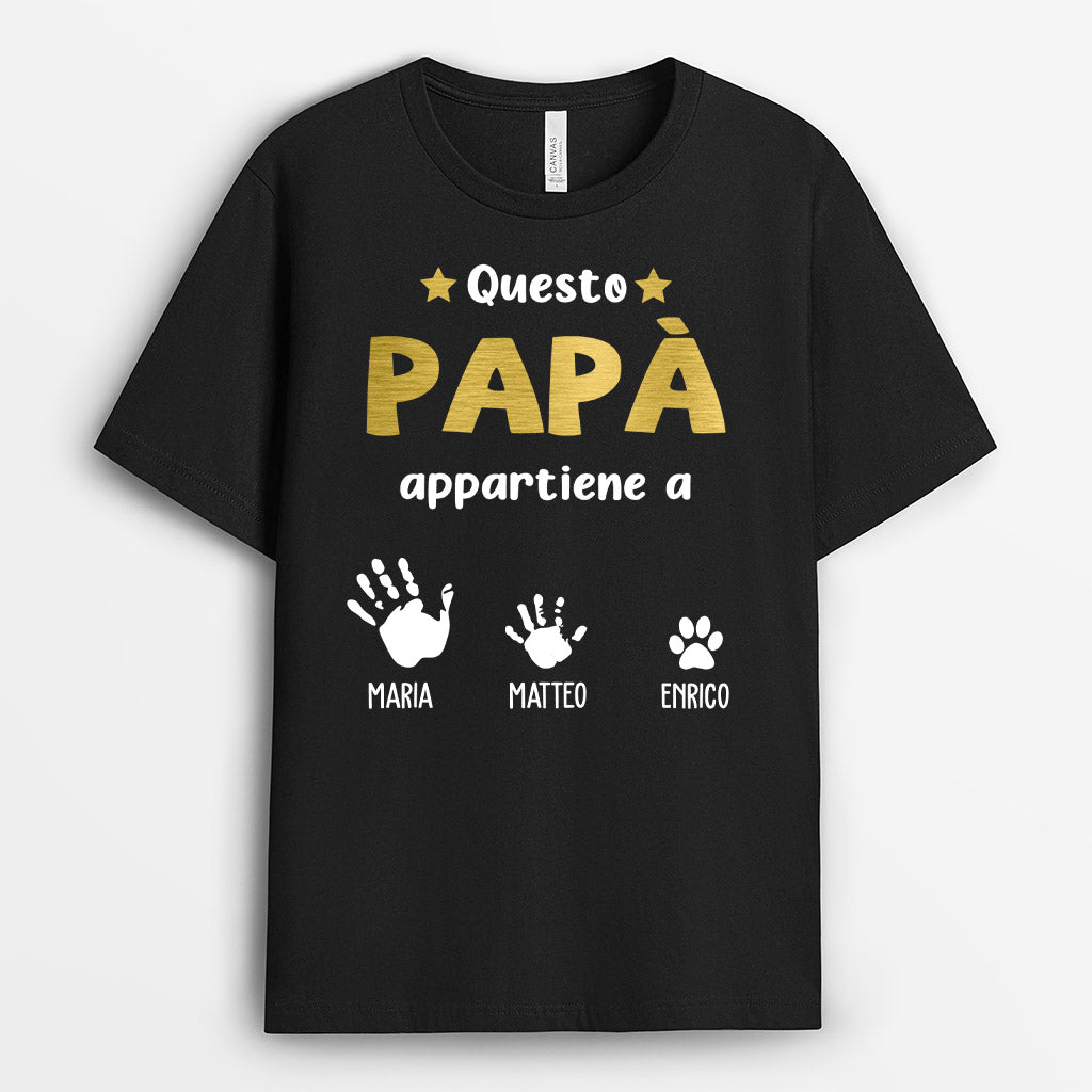 Questo Nonno Papà Appartiene A - Regali Personalizzati