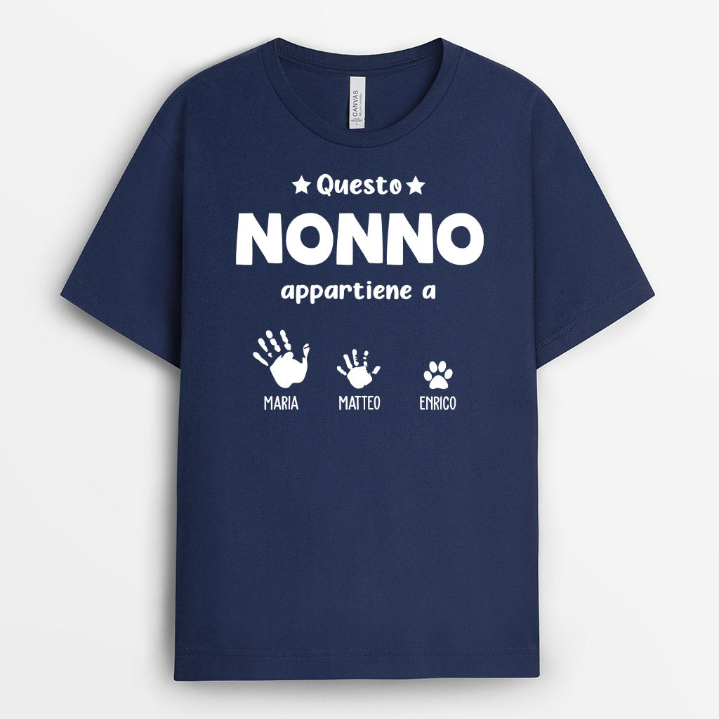 Questo Papà/Nonno Appartiene A - Regali Personalizzati