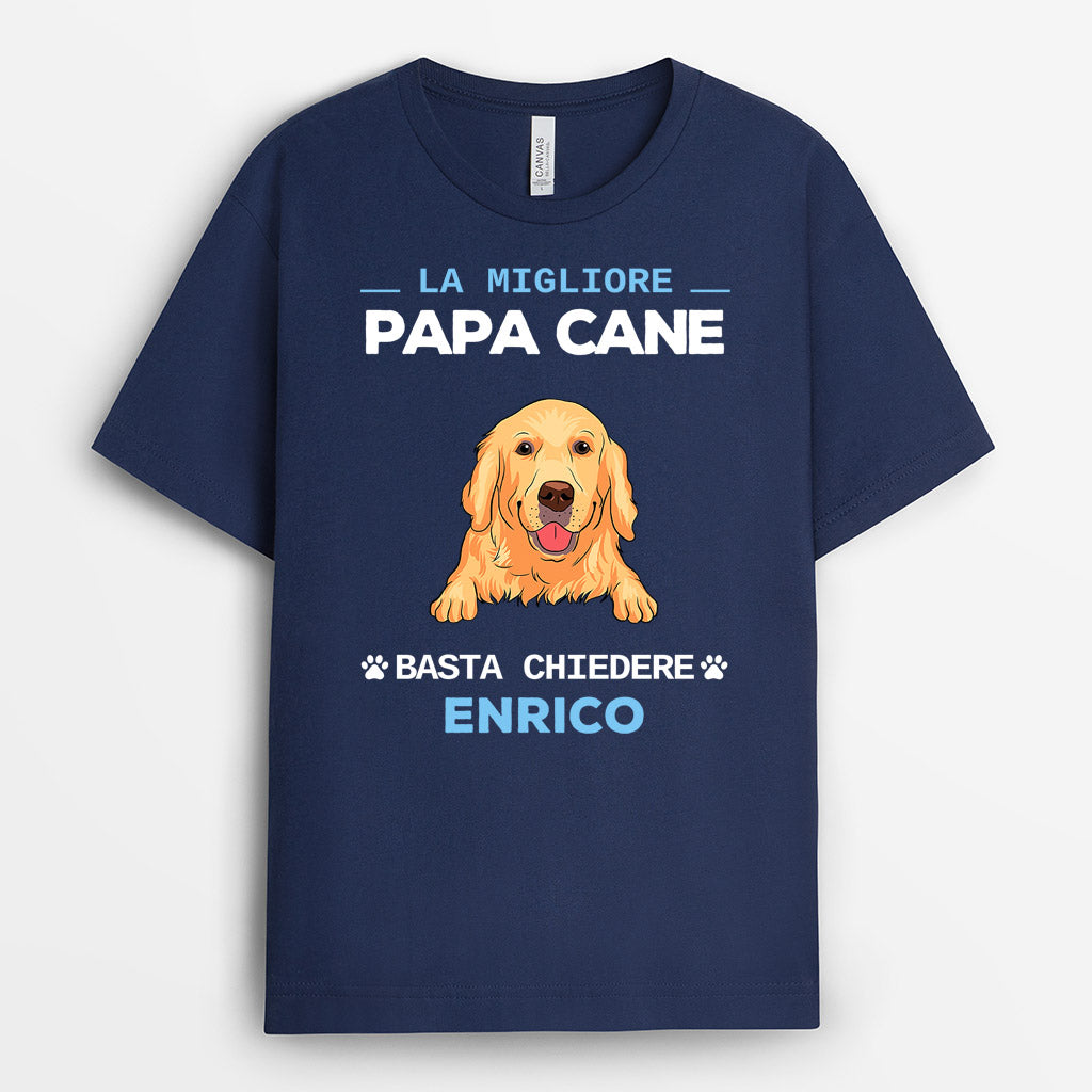 Il Migliore Papà del Cane - Regali Personalizzati | Magliette per Amanti Dei Cani