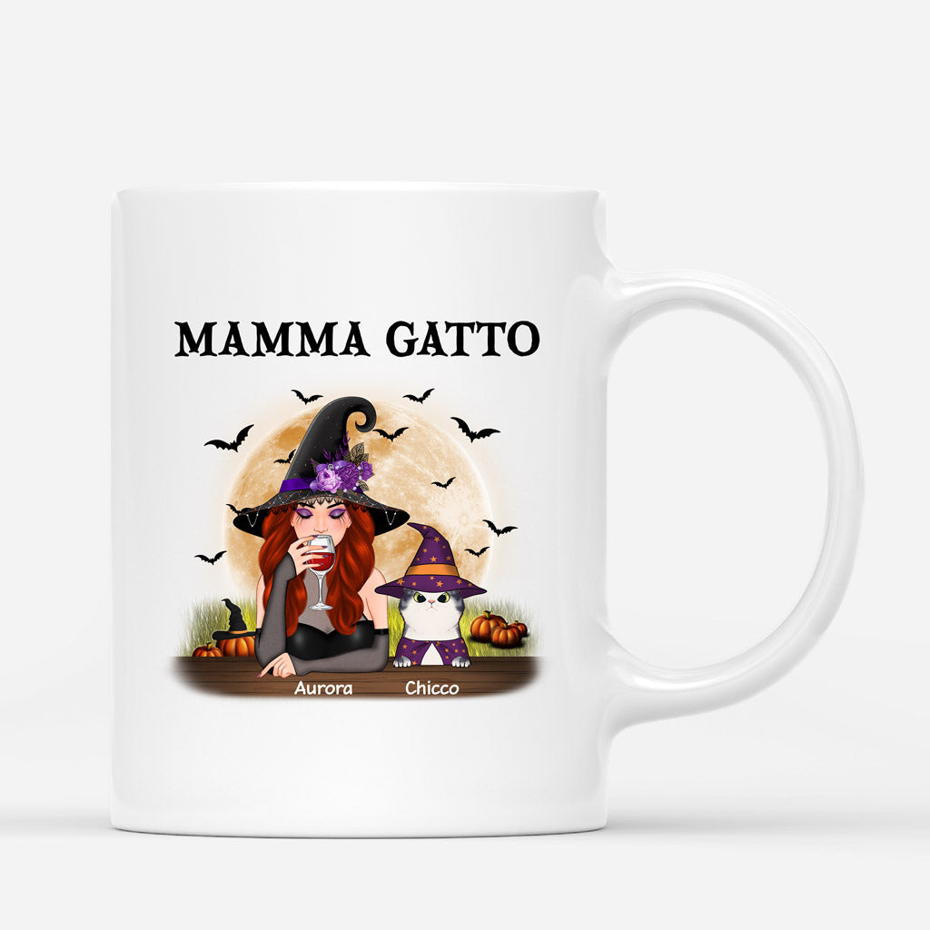 Mamma Gatto - Regali Personalizzati | Tazza per Halloween