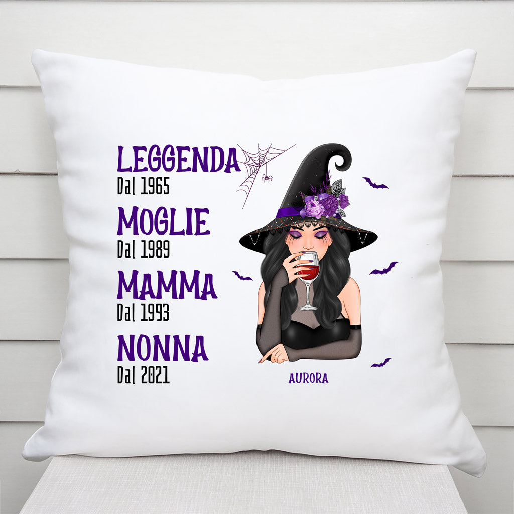 Leggenda Nonna Mamma Strega - Regali Personalizzati | Cuscino per Halloween