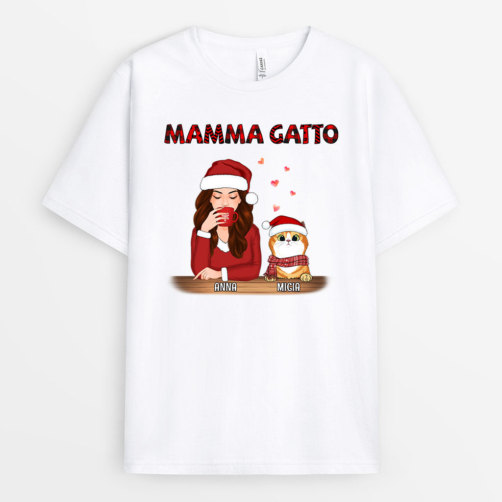 Mamma Gatto - Regali Personalizzati | Magliette per Amanti dei Gatti