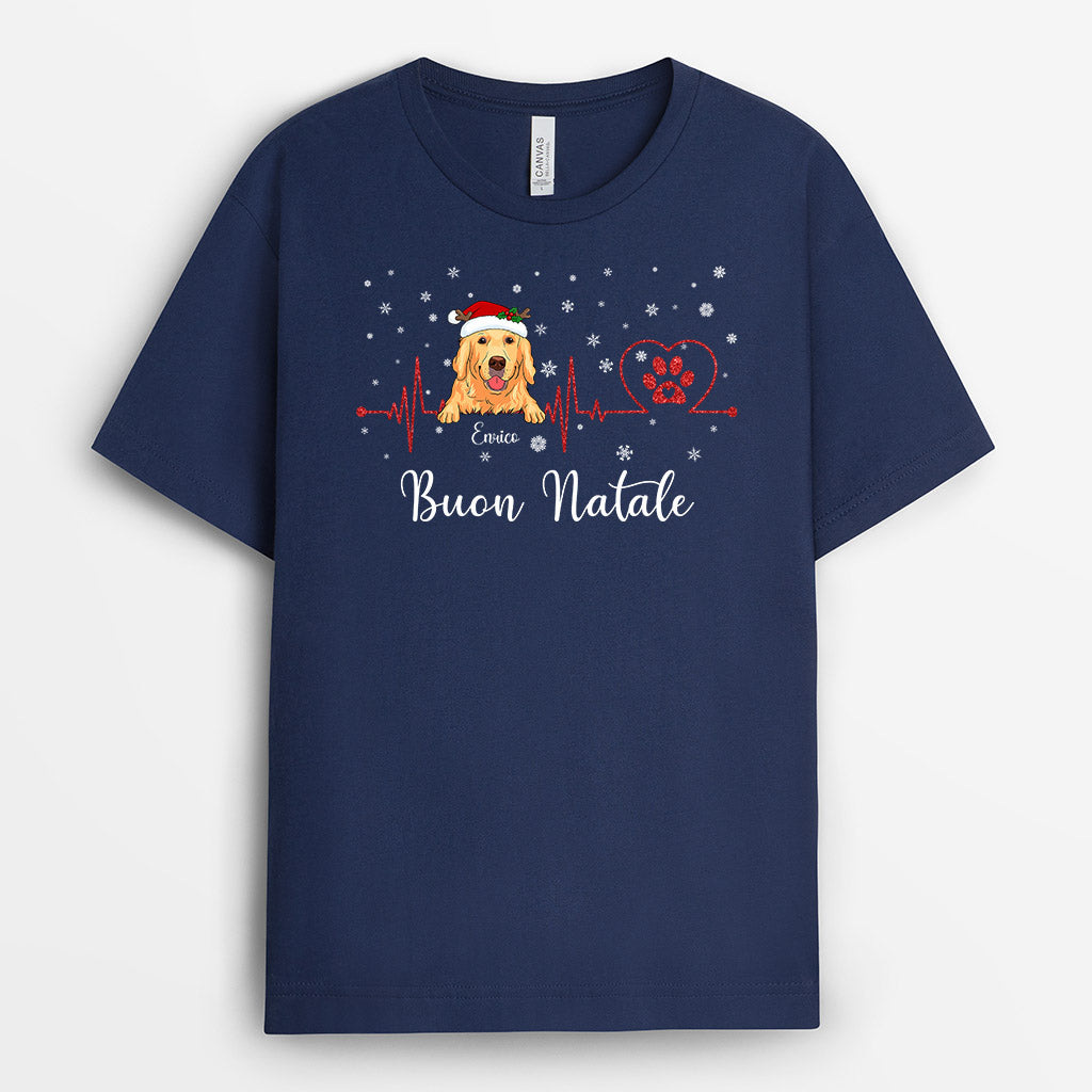 Buon Natale - Regali Personalizzati | Magliette per Amanti dei Cani Natale