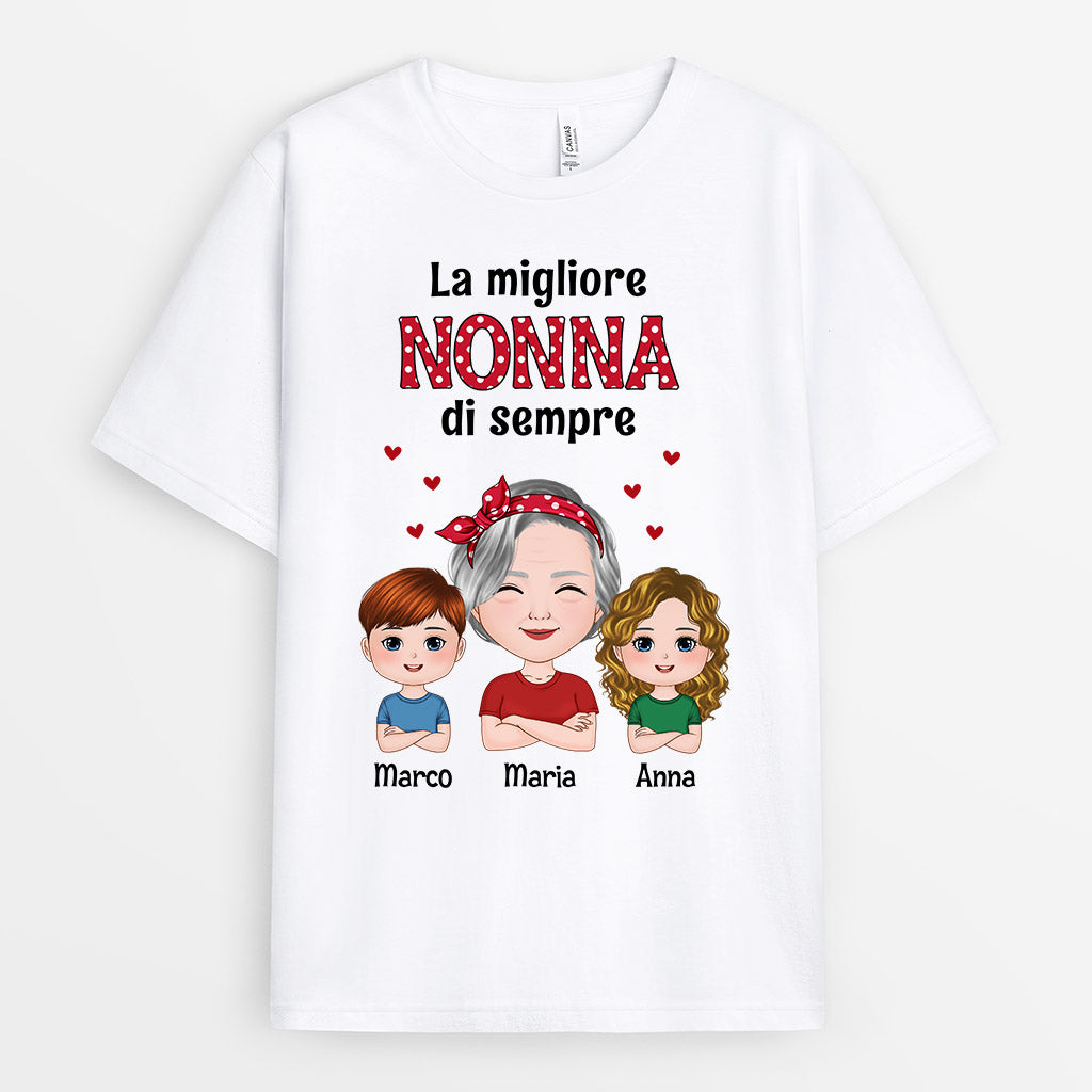 La migliore Mamma/Nonna di sempre - Regali Personalizzati | Magliette per Mamma/Nonna