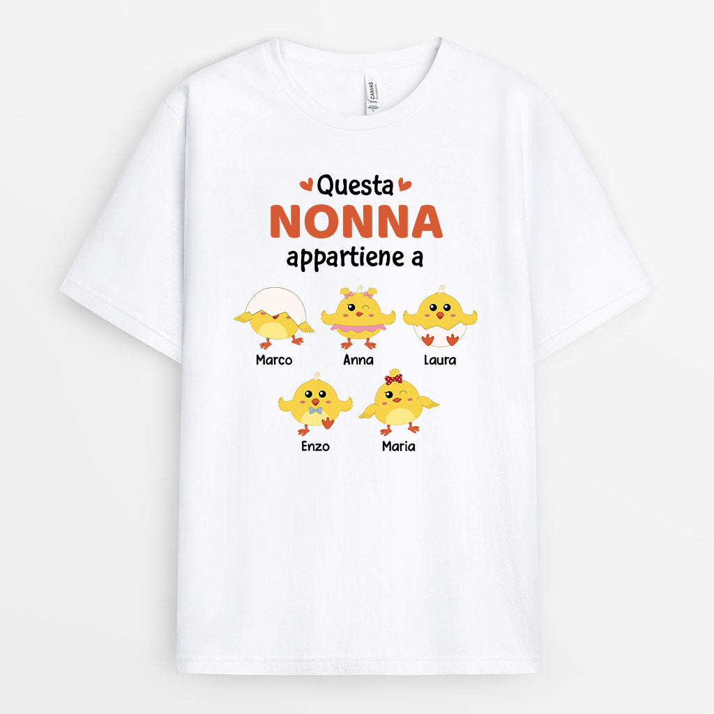 Questa Mamma/Nonna Appartiene A - Regali Personalizzati