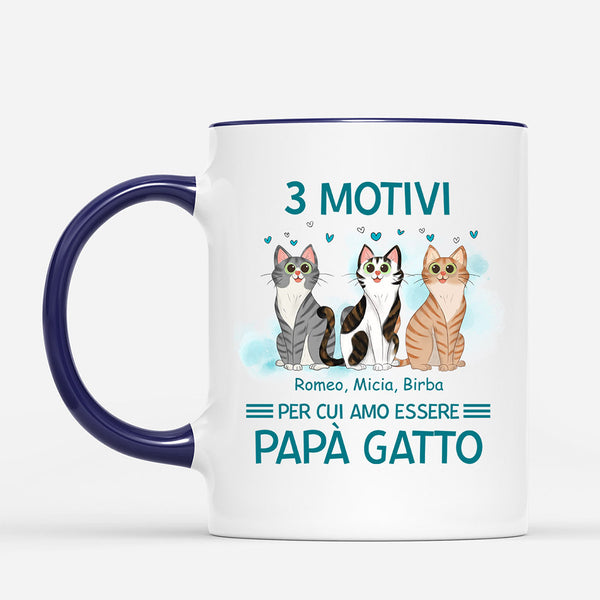 Tazza da regalo per gli amanti dei gatti, regali per gatti e papà,  simpatiche tazze da uomo, divertenti regali di gatto, tazza da caffè per  papà, in