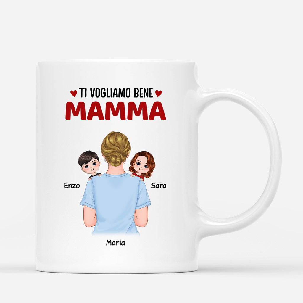 Tazza Ti Voglio Bene Mamma/Nonna Personalizzata - Ottimovogue