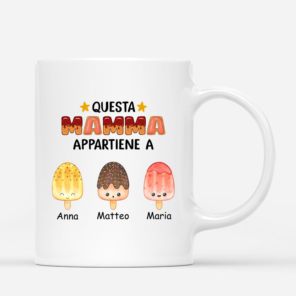 Questa Mamma/Nonna Appartiene A - Regali Personalizzati