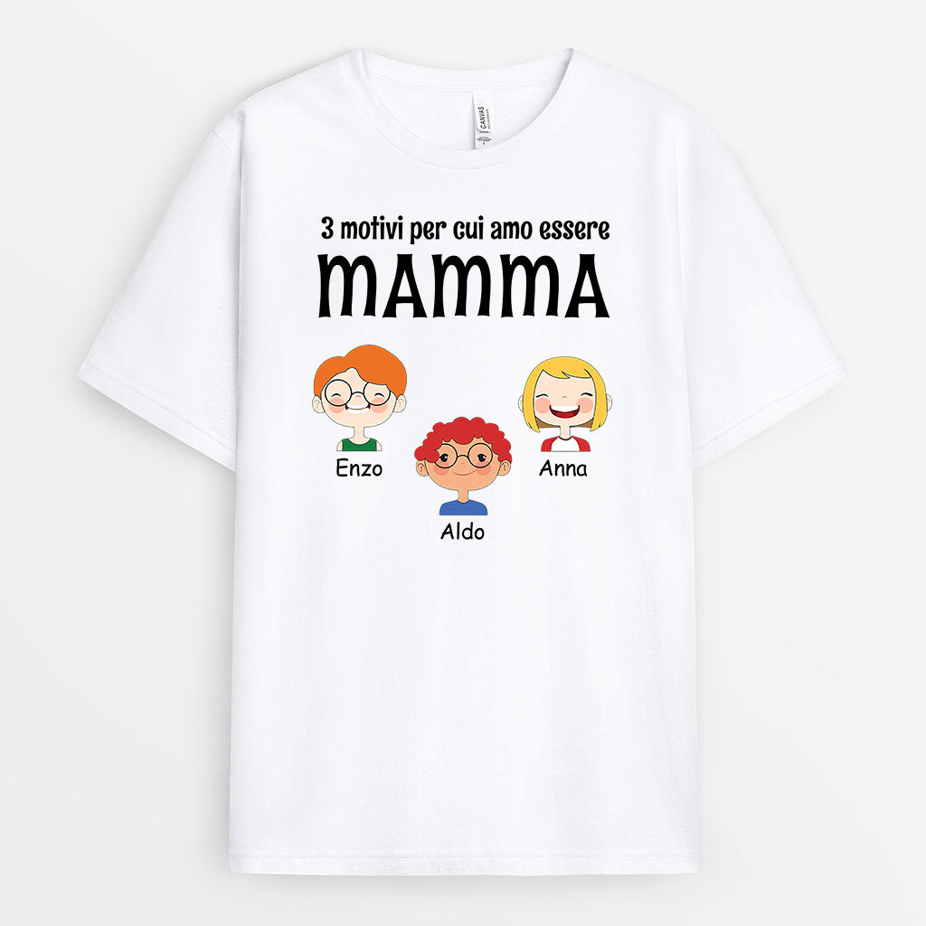 I Motivi Per Cui Amo Essere Mamma/Nonna - Regali Personalizzati | Magliette per Mamma/Nonna