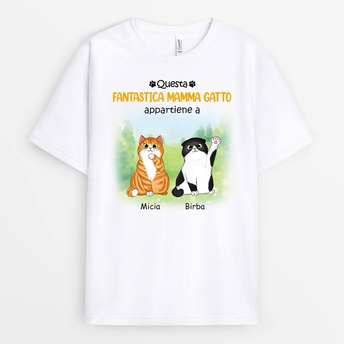Questa Fantastica Mamma Gatto - Regali Personalizzati | Magliette per Amanti dei gatti