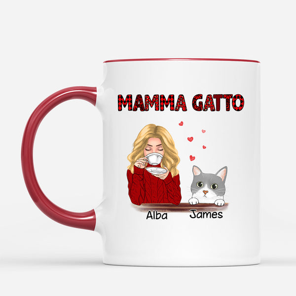 Mamma Gatto - Regali Personalizzati | Tazza per Amanti dei Gatti