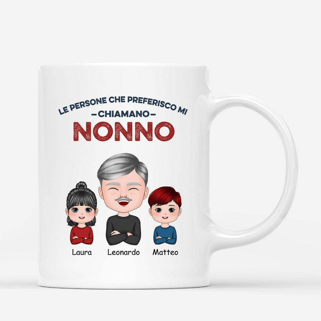 Nonno Orso Papà Orso - Maglietta Regalo Personalizzata per Nonno, Papà -  Ottimovogue