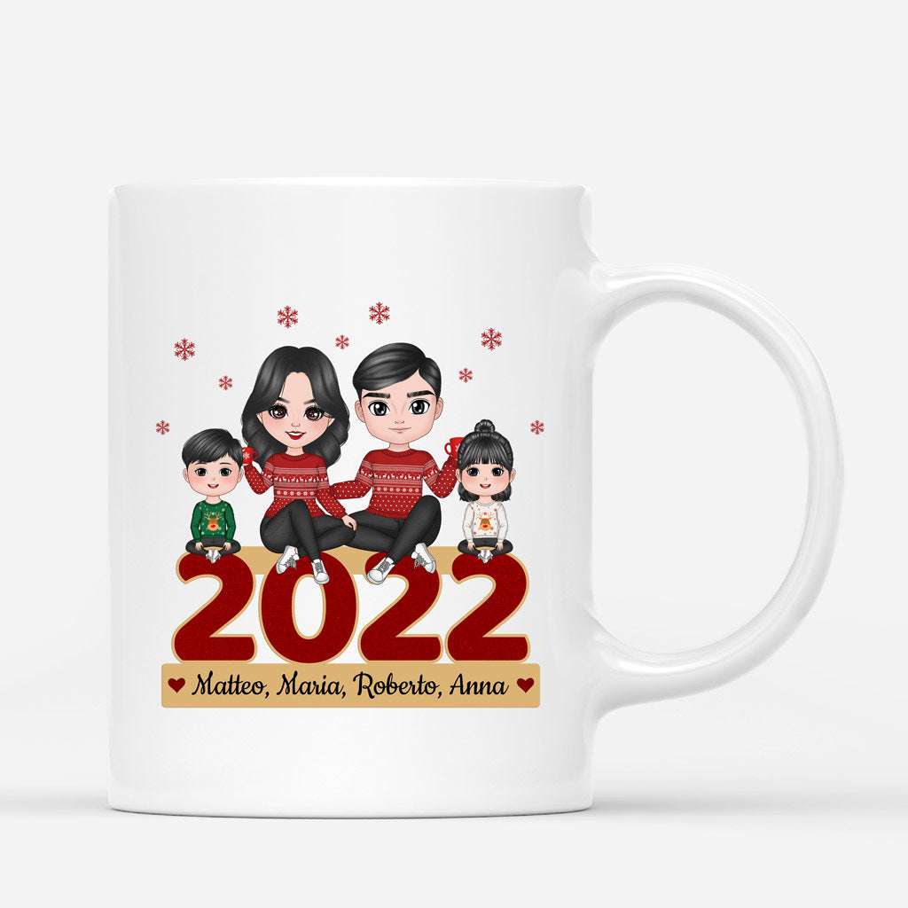 Buon Anno Nuovo 2022 - Regali Personalizzati | Tazza per Famiglia Natale