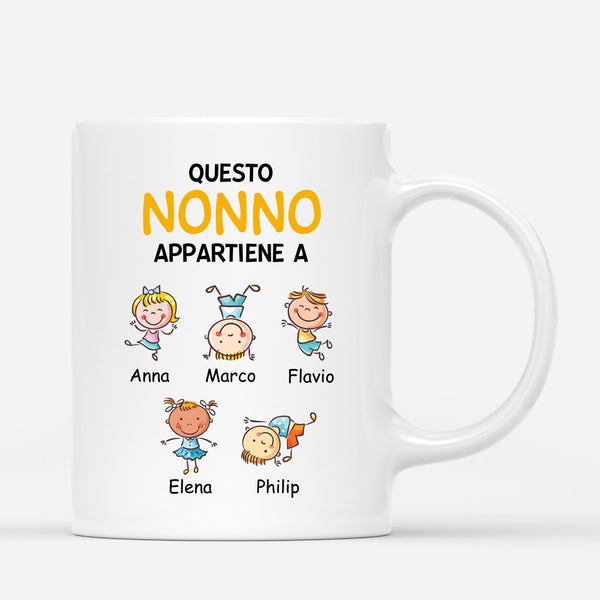 Tazza Il Miglior Papà/Nonno Di Sempre Personalizzata - Ottimovogue