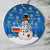 Pupazzo di Neve - Ornamento di Natale personalizzato - Mamma, Nonna - 0021O040A