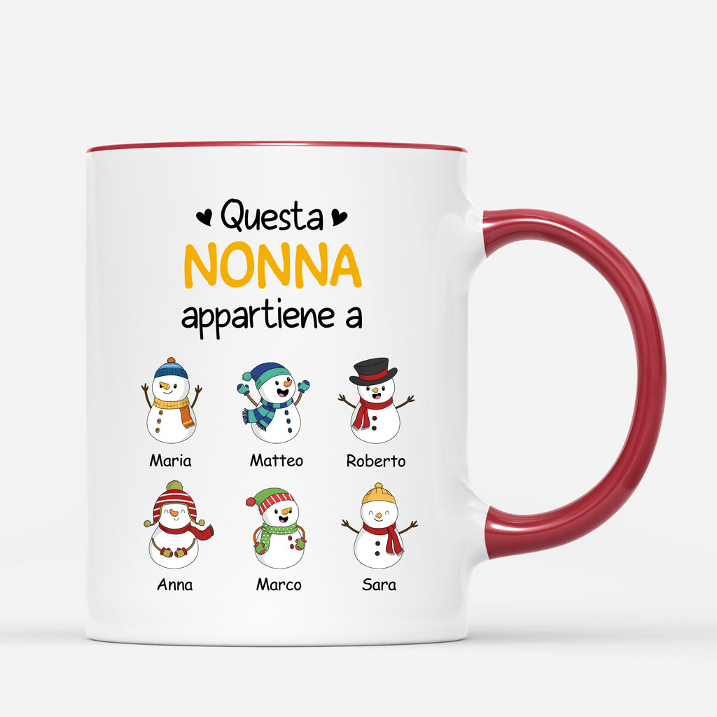 Questa Mamma/Nonna Appartiene A - Regali Personalizzati