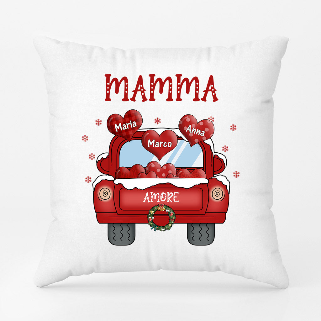 Amore Mamma/Nonna - Regali Personalizzati | Cuscino per Mamma/Nonna Natale