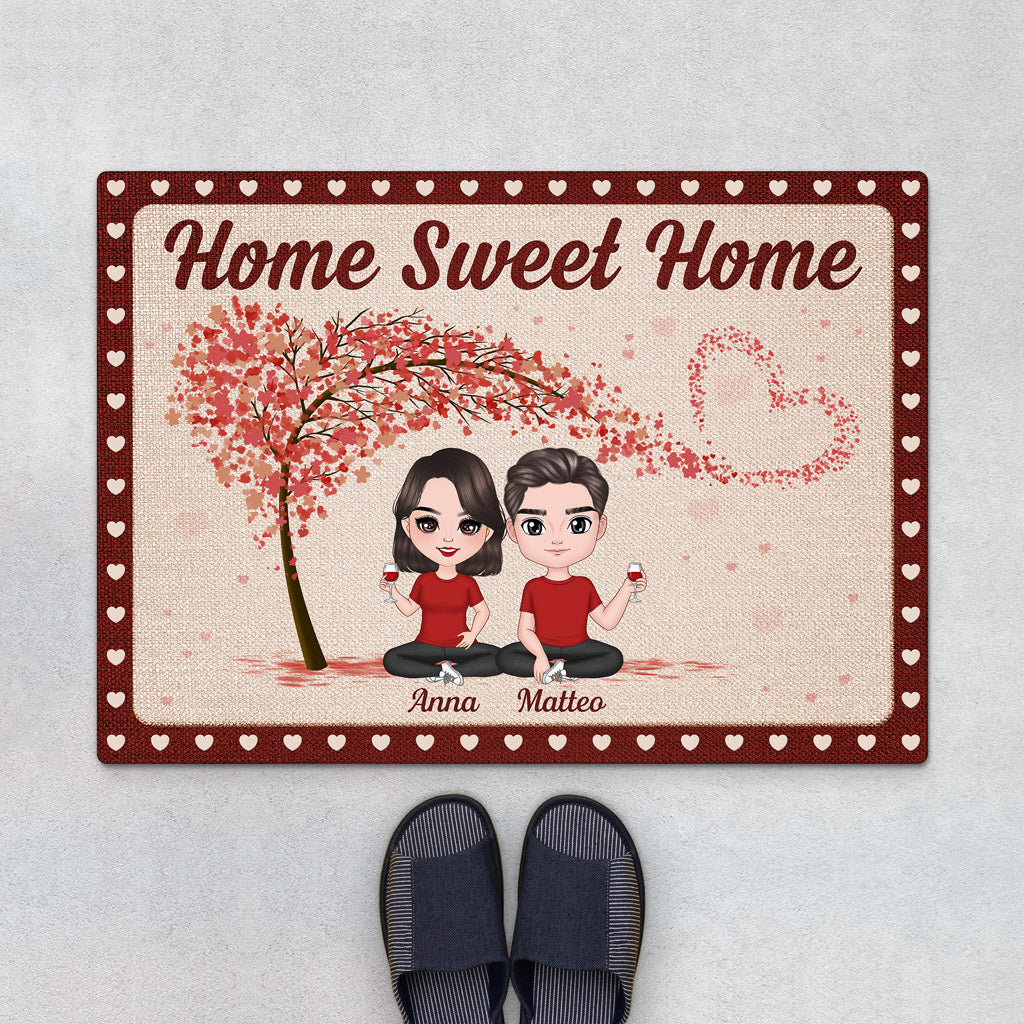 DECO Perso Poster personalizzato per coppia - Poster con nome e data  personalizzabile, idea regalo San Valentino, amore : .it: Casa e  cucina